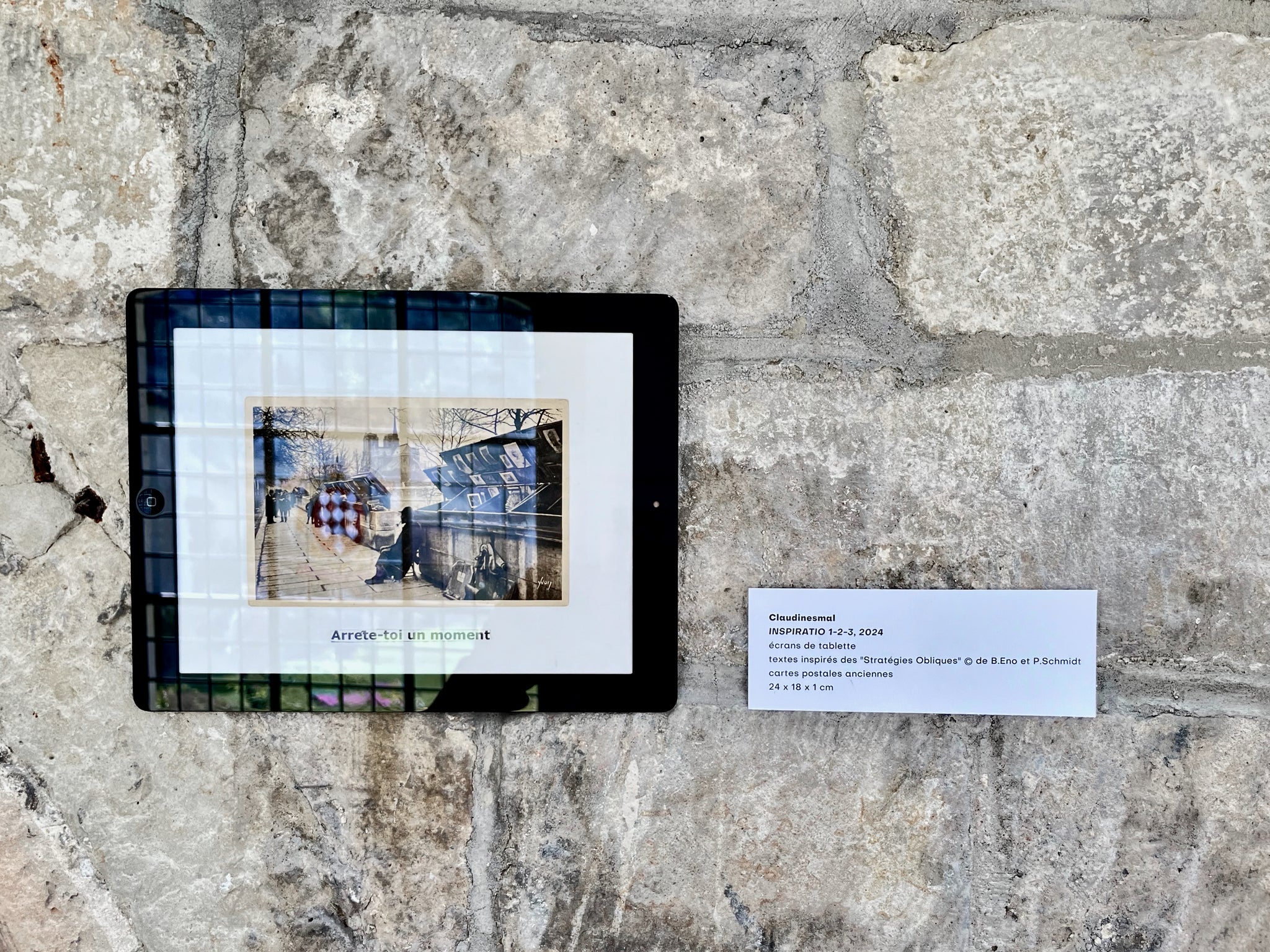 Vue d’exposition, Abbaye de la Cambre, 2024